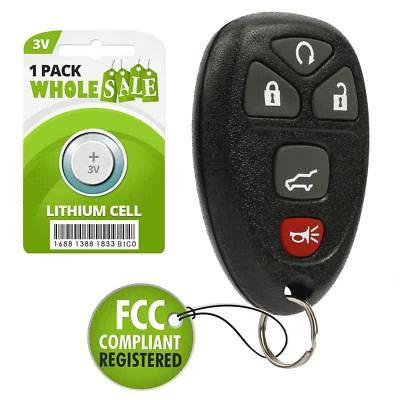 Replacement For 08 09 10 11 12 13 14 15 Buick Enclave Key Fob Remote - Image 1 of 4