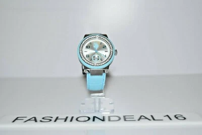 New U.S. Polo ASSN. Authentic Blue Silicone White Stones USP5046AQ2 $175 Watch Foto 1 de 4
