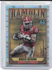 Brock Bowers 2023 Bowman Chrome University Ramblin Man #RM1