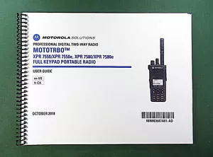 Motorola XPR 7550 / XPR 7580 Bedienungsanleitung: Vollfarbig & Schutzhüllen! - Bild 1 von 1