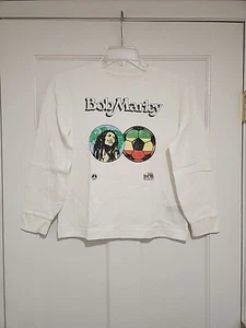 New Bob Marley Jamaica Reggae Boyz Gap Kids Size Medium Long Sleeve Tee - Picture 1 of 3