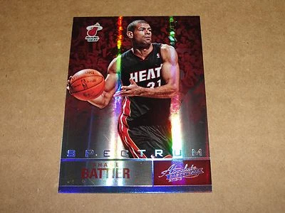 2012-13 Absolute SHANE BATTIER #59 Platinum SP/10 Miami HEAT - Duke BLUE DEVILS - Image 1 of 2