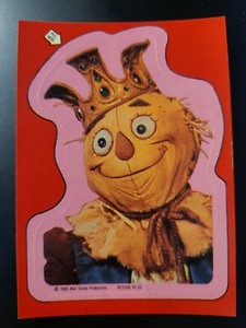  1985 Topps Return To Oz Scarecrow STICKER card #21
