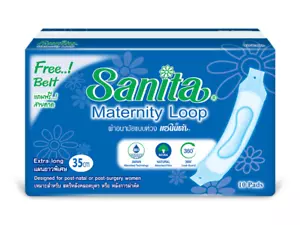 TOVAGLIOLI SANITARI PAZIENTI POSTPARTUM LOOP EXTRA LUNGHI 35 cm. CINTURA OMAGGIO - Foto 1 di 9