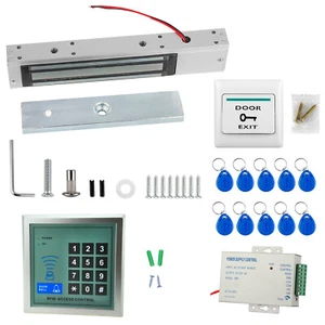 Door Access System RFID Tag Reader Keypad Electric Magnetic Lock Entry Exit 12V - Picture 1 of 12