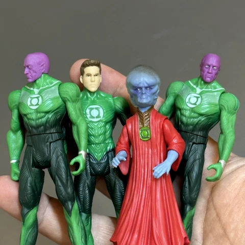 LOT 4PCS Rare 3.75''  DC COMICS GREEN LANTERN Action Figure toys gift Legends Cover