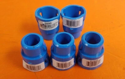 ⭐️⭐️⭐️⭐️⭐️ **Paquete de 5** Adaptador Carlon 1/2" A253D Snap-In Blue Terminator Macho Foto 1 de 2