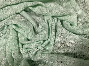 Snowball crepe knitwear jersey fabric, per metre - mint green - Picture 1 of 3