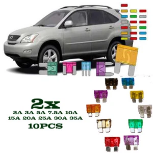 20 Assorted Replacement Spare ATO Fuse 2A 3A 5A 7.5A 10A 15A 20A 25A 30A 35A Set - Bild 1 von 4