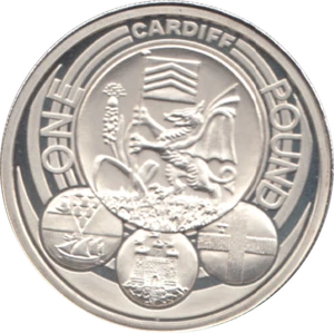 Silver Proof Coin Piedfort 2011 Cardiff City in Capsule + COA 4,000 Minted! AUCT - Picture 1 of 4