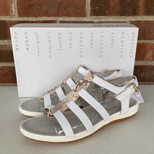 Sandalias geox niña blancas. Zapateria infantil online.