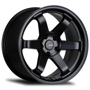 AVID1 AV-06 18x9.5 5x100 38 73.1 MATTE BLACK WHEELS - Picture 1 of 1