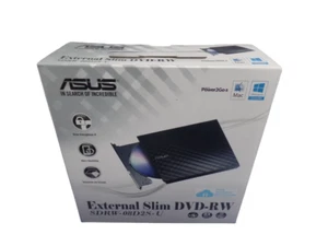 ASUS USB 2.0 External DVD-RW Drive SDRW-08D2S-U/ New - FREE Shipping - Afbeelding 1 van 5