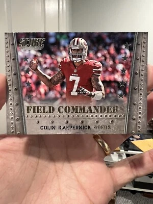 2014 Score Field Commanders Colin Kaepernick #FC3 - 49ers RARE Insert NFL - Image 1 of 2