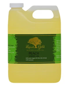 32 oz PREMIUM PEACH KERNEL OIL 100%PURE ORGANIC BEST FRESH NATURAL COLD PRESSED - Picture 1 of 5