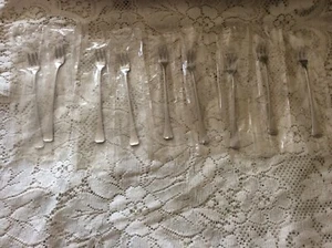 New Oneida Stainless Pattern 906 Cocktail, Seafood Forks  Set Of 9 Made In USA - Picture 1 of 5