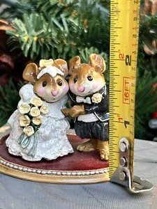 Wee Forest Folk Wedding Annette Petersen 1994 retired WFF - Picture 1 of 11