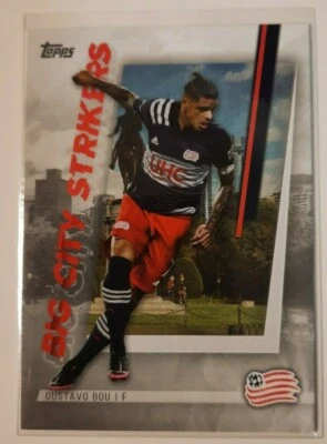 2021 Topps MLS Soccer BIG CITY STRIKERS Gustavo Bou Card #BCS-6 - Image 1 of 2