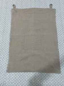 Leinen Spielzeug Tasche / Wandbehang Wäschekorb Tasche Wiederverwendbar Naturfarbe - Bild 1 von 14