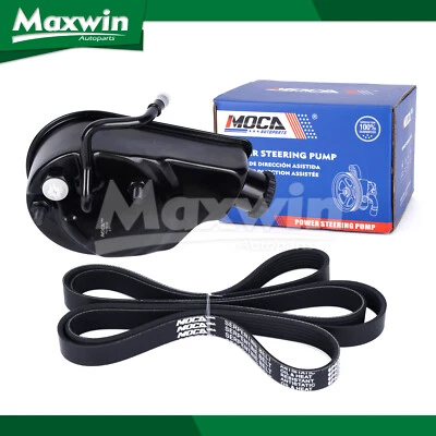 Bomba de dirección asistida correa serpentina apta para Chevrolet Avalanche 1500 Tahoe GMC Yukon Foto 1 de 4
