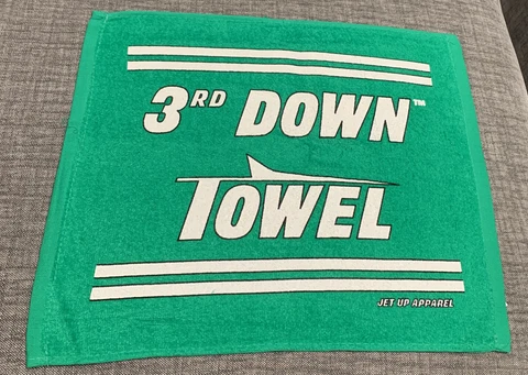 New York Jets 3rd Down Towel / Custom Fan-made Rally Towel Cover