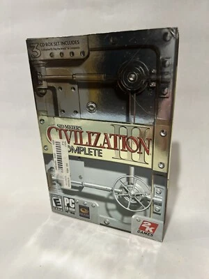 Sid Meiers Civilization III Complete (PC 2004) Boxed 3 CD’s Brand New Sealed  - Image 1 of 4
