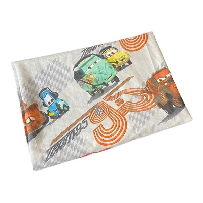 Sábana bajera plana doble Disney Pixar Cars 2 material de tela gris 66x96" Team 95 Foto 1 de 4