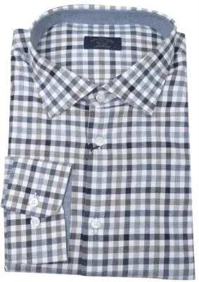 Camisa formal de vestir manga larga PAUL & SHARK YACHTING para hombre talla 47 18,5" a cuadros Foto 1 de 3