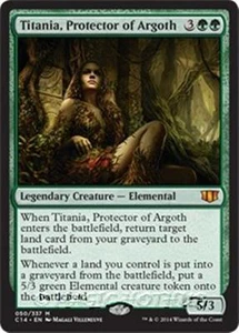 TITANIA, PROTECTOR OF ARGOTH Commander 2014 MTG Green Creature—Elemental Mythic - Picture 1 of 1