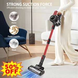 6500W Upright 6 in 1 Stick Power Vacuum Cleaner Cordless Bagless Handheld Hoover - Picture 1 of 10