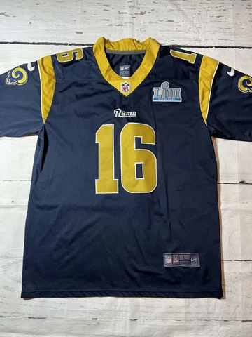 Jared Goff #16 Los Angeles Rams Super Bowl 53 Nike Jersey Mens Size Large NFL Cover