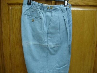 NWOT MEN'S CATALINA CLIPPER CHAMBRAY SHORTS SIZE 32 BLUE - Image 1 of 4