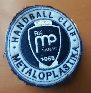 Handballschläger RK Metaloplastika Sabac Serbien ex Jugoslawien Patch Durchmesser 75mmm - Bild 1 von 2