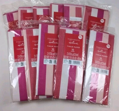 Bulk Wholesale Lot Valentine's Day Hallmark Tissue Paper NEW 110 Sheets 11 Packs - Image 1 of 3