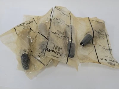 5X Amphenol 5 pines macho XLR, montaje de cable - carcasa de plástico Foto 1 de 2