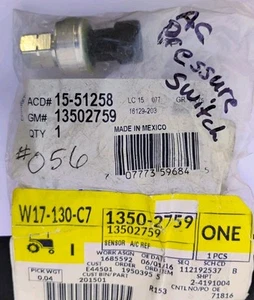NOS Genuine GM A/C Pressure Sensor 13502759 - Picture 1 of 2