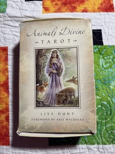 Animals Divine Tarot by Lisa Hunt Book and Card Set Complete First Edition - Foto 1 di 6