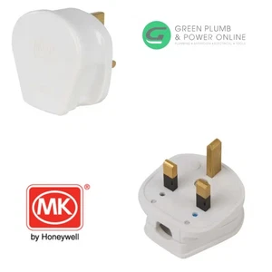 Montaje de cable enchufe de seguridad MK Electric 13A 250V 646WHI - Imagen 1 de 3