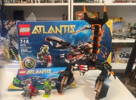 LEGO Atlantis: Deep Sea Striker (8076), 100% Complete, With Instructions, Box