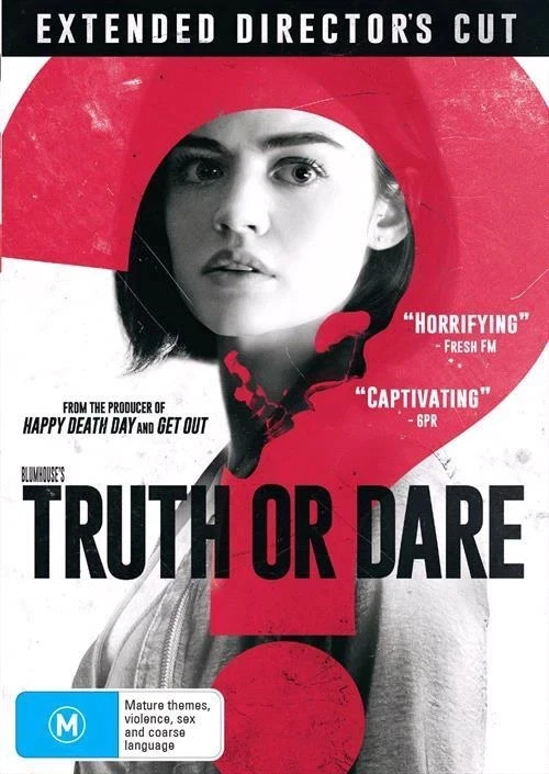 Truth or Dare DVD - Lucy Hale (Extended Director's Cut, Region 4, 2018) - image 1 of 1