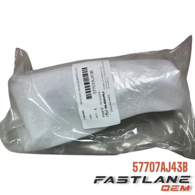 2010-2014 SUBARU LEGACY/OUTBACK PARA-CHOQUE TRASEIRO SUPORTE ESQUERDO NOVO FABRICANTE DE EQUIPAMENTO ORIGINAL 57707AJ43B - Imagem 1 de 4