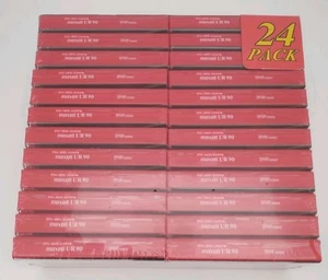 Maxell leere Audiokassette Normal Bias UR90 90 Minuten Bänder versiegelt 24er-Pack - Bild 1 von 4