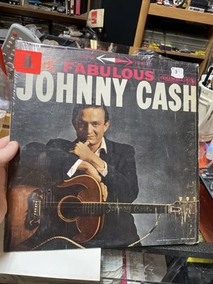 The Fabulous Johnny Cash Vinyl LP Columbia 2 Eye Stereo In Shrink Rock Country - Image 1 of 4