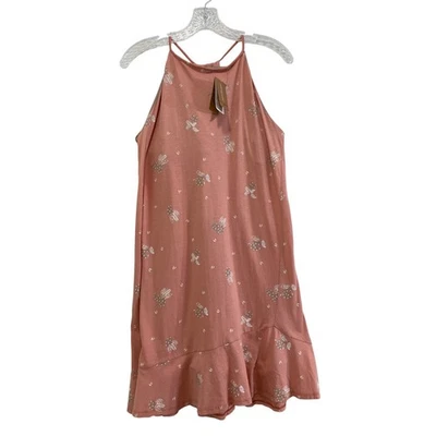 Patagonia Flora 粉色 Wattleseed Berry Alpine Valley 棉连衣裙女式 M 码 — 第 1/4 张图片