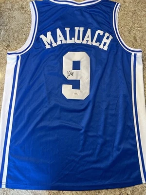 Khaman Maluach Signed Jersey Duke Blue Devils Suns PSA/DNA Autographed - Image 1 of 3