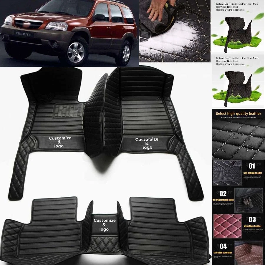 For Mazda Tribute Car Floor Mats Carpets Cargo Liners Custom All Weather Foto 1 de 4