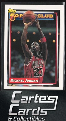 Клюшка 50 очков Michael Jordan 1992-93 Topps No205 Chicago Bulls - Изображение 1 из 2