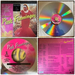 John Waters’ PINK FLAMINGOS - Divine - Criterion Laserdisc WIDESCREEN - Free P&P - Picture 1 of 5