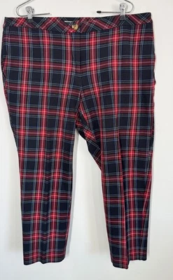 Pantalones a Cuadros Jill Premium Bi-Elásticos Tartán Talla 18 Fiesta Navidad Foto 1 de 4