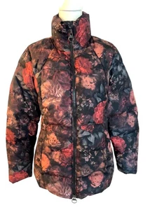 Athleta Downtown Down Floral Printed Puffer Jacket Size Small - Picture 1 of 10